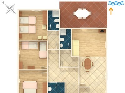 Apartment Three bedroom apartment near beach Korčula A-4407-a - Outdoor photo 40