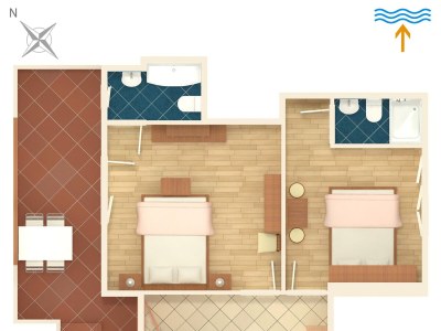 Apartment Two bedroom apartment with terrace and sea view Supetarska Draga - Donja, Rab A-5030-a - Outdoor photo 30