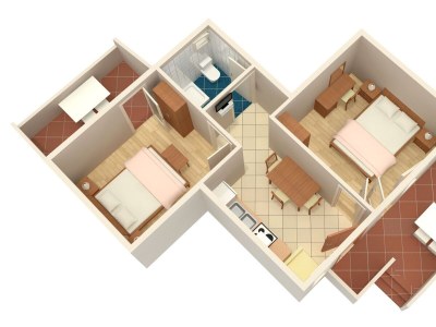 Apartment Two bedroom apartment with terrace and sea view Supetarska Draga - Donja, Rab A-5030-b - Outdoor photo 29