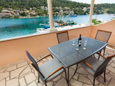 Apartment Two bedroom apartment with terrace and sea view Brna, Korčula A-7553-a - Outdoor photo 19