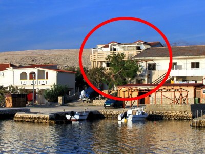 Apartment One bedroom apartment near beach Kustići, Pag A-9381-d in Zubovići - Apartment