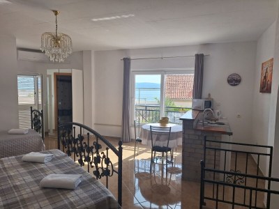 Apartment Studio flat with terrace and sea view Mali Rat, Omiš AS-10014-a - Outdoor photo 8