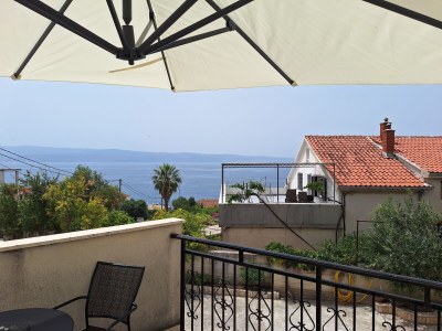 Apartment Studio flat with terrace and sea view Mali Rat, Omiš AS-10014-a - Outdoor photo 13