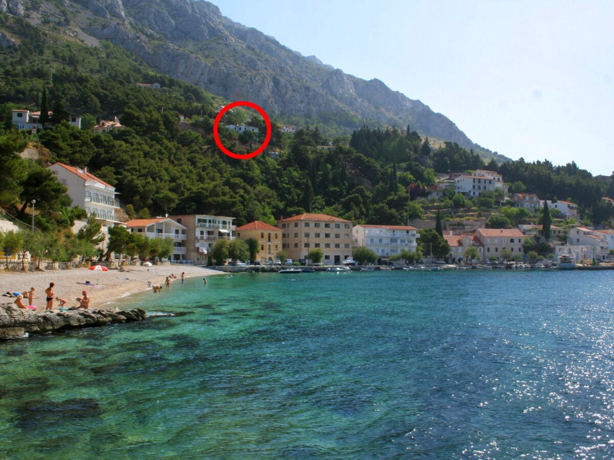 Apartment One bedroom apartment with balcony and sea view Mimice, Omiš A-11045-a - Outdoor photo 2