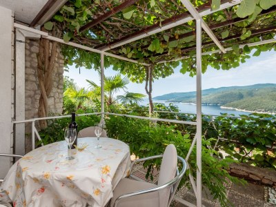 Apartment One bedroom apartment with terrace and sea view Rabac, Labin A-12107-d - Outdoor photo 23
