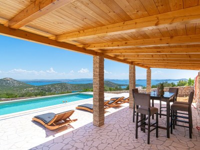 Holiday house Two bedroom house with terrace and sea view Cove Triluke, Pašman K-13577 - Outdoor photo 9