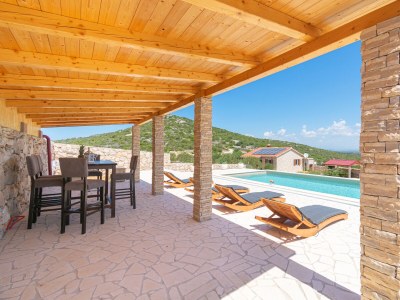 Holiday house Two bedroom house with terrace and sea view Cove Triluke, Pašman K-13577 - Outdoor photo 10