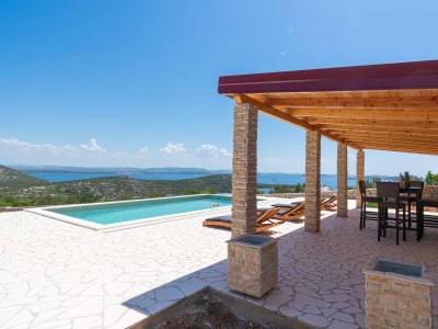 Holiday house Two bedroom house with terrace and sea view Cove Triluke, Pašman K-13577 - Outdoor photo 13