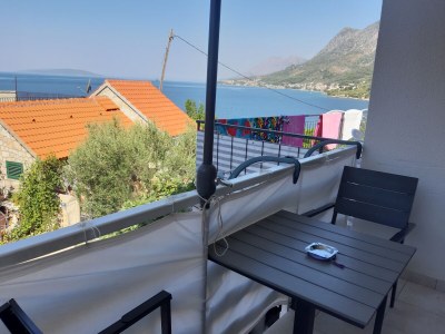 Apartment Studio flat with balcony and sea view Gradac, Makarska AS-15642-b - Outdoor photo 14