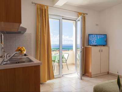 Apartment One bedroom apartment with terrace and sea view Tučepi, Makarska A-14457-a - Outdoor photo 15