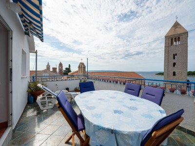 Holiday house Four-bedroom house with terrace and sea view Rab K-14697 - Outdoor photo 48
