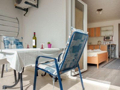 Apartment Studio flat with balcony and sea view Baška Voda, Makarska AS-16517-a - Outdoor photo 17