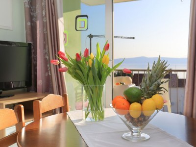 Apartment Two bedroom apartment with terrace and sea view Podgora, Makarska A-16630-a in Podgora - Apartment