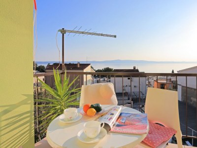Apartment Two bedroom apartment with terrace and sea view Podgora, Makarska A-16630-a - Outdoor photo 23