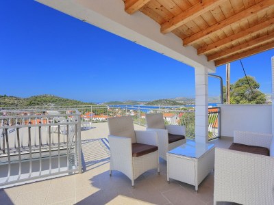 Holiday house Comfortable and spacious house with terrace and sea view Ražanj, Rogoznica K-17904 - Outdoor photo 47