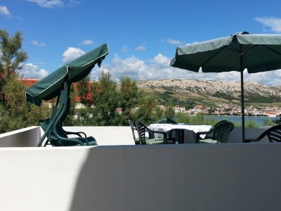 Apartment Studio flat with terrace and sea view Pag AS-17147-b - Outdoor photo 6