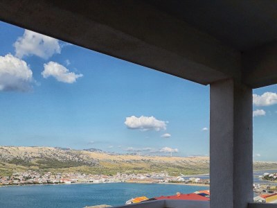 Apartment Two bedroom apartment with terrace and sea view Pag A-18325-d - Outdoor photo 24