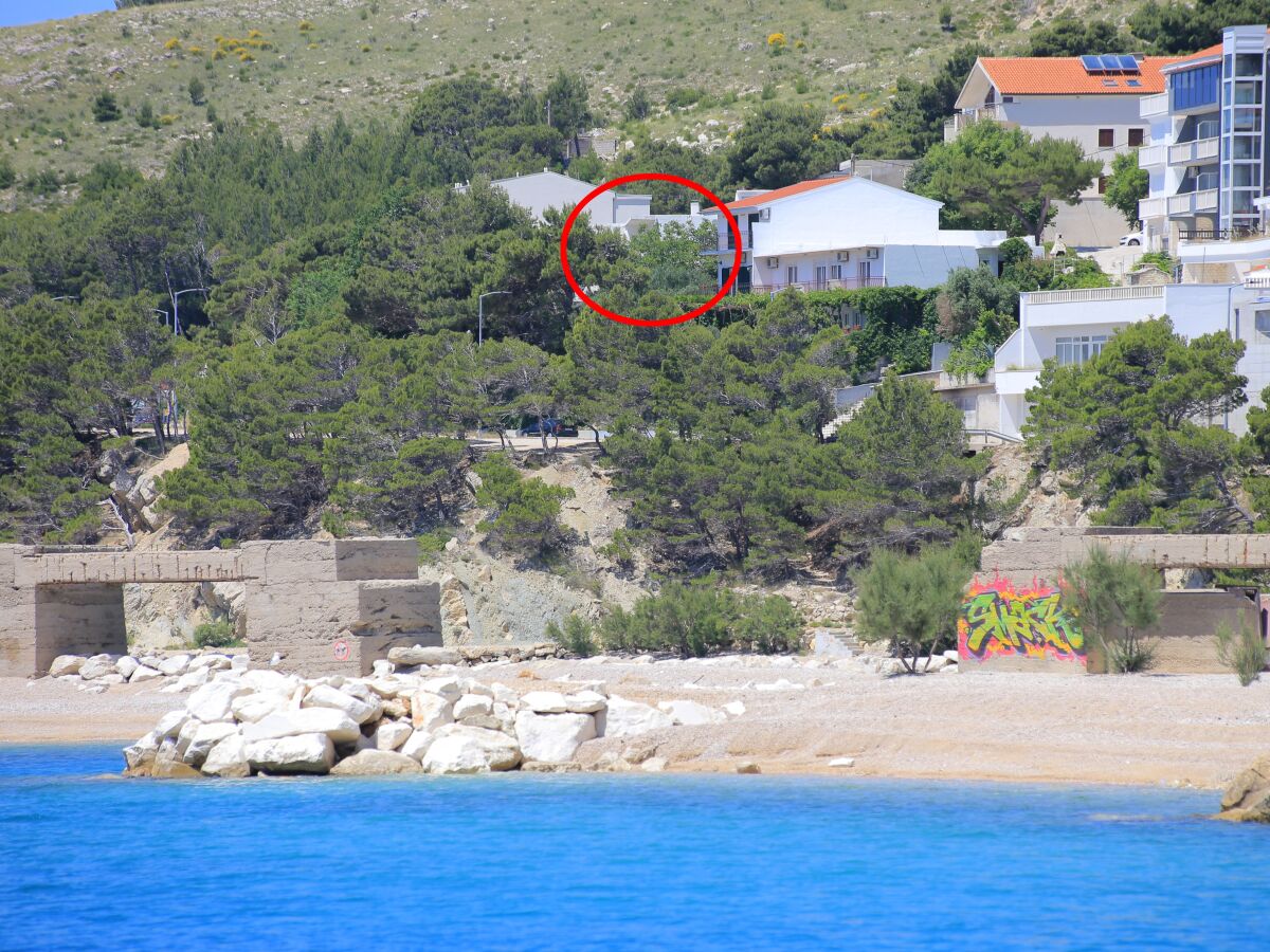 Apartment Studio flat with balcony and sea view Lokva Rogoznica, Omiš AS-18638-b