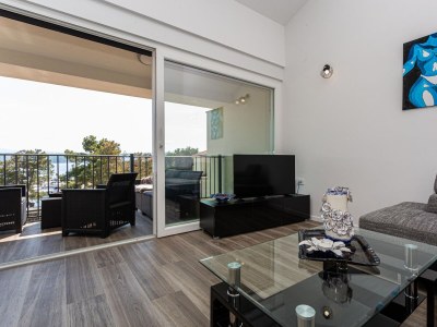 Apartment Two bedroom apartment with terrace and sea view Porat, Krk A-19349-b - Outdoor photo 4