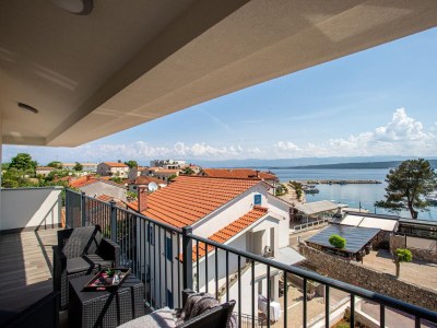 Apartment Two bedroom apartment with terrace and sea view Porat, Krk A-19349-b - Outdoor photo 14