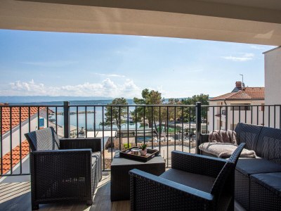 Apartment Two bedroom apartment with terrace and sea view Porat, Krk A-19349-b - Outdoor photo 15