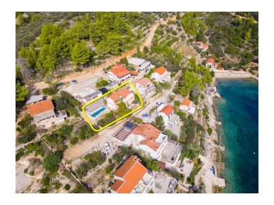 Holiday house Comfortable and spacious house with terrace and sea view Cove Mikulina Luka, Korčula K-20116 - Outdoor photo 5