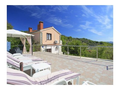 Holiday house Comfortable and spacious house with terrace and sea view Cove Mikulina Luka, Korčula K-20116 - Outdoor photo 12