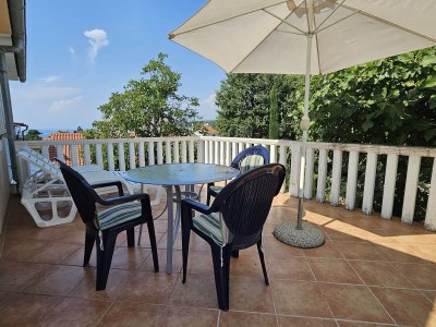 Apartment One bedroom apartment with terrace and sea view Malinska, Krk A-20367-a - Outdoor photo 11