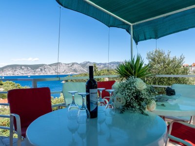 Apartment Three bedroom apartment with terrace and sea view Račišće, Korčula A-20001-a - Outdoor photo 20