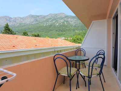 Apartment One bedroom apartment with balcony and sea view Gradac, Makarska A-21172-a - Outdoor photo 23