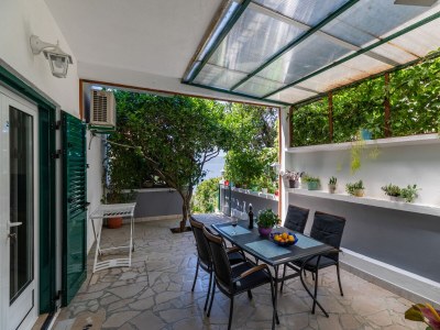 Apartment One bedroom apartment with terrace and sea view Brist, Makarska A-22463-b - Outdoor photo 21