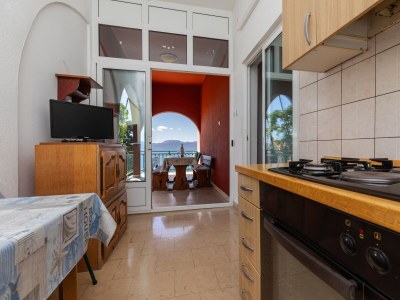Apartment Two bedroom apartment with terrace and sea view Brist, Makarska A-22463-c - Outdoor photo 8