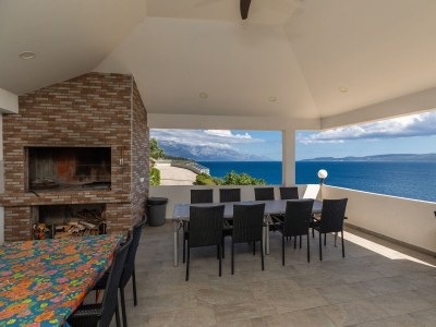 Apartment Studio flat with balcony and sea view Lokva Rogoznica, Omiš AS-23105-b in Lokva Rogoznica - Apartment