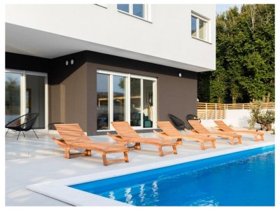 Holiday house Four-bedroom house with terrace and sea view Pag K-23343 - Outdoor photo 3