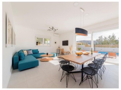 Holiday house Four-bedroom house with terrace and sea view Pag K-23343 - Outdoor photo 8