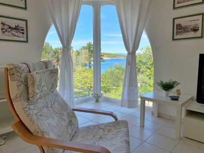 Apartment Two bedroom apartment with terrace and sea view Šilo, Krk A-18678-c - Outdoor photo 11