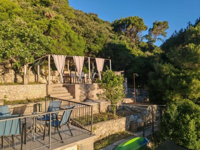 Apartment Two bedroom apartment with terrace and sea view Sobra, Mljet A-24530-a - Outdoor photo 13