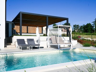 Holiday house Four-bedroom house with terrace and sea view Kaštelir, Central Istria - Središnja Istra K-24867 - Outdoor photo 5