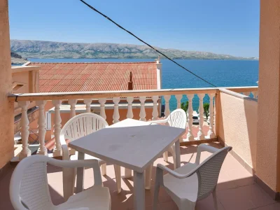 Apartment One bedroom apartment near beach Metajna, Pag A-6522-e in Zubovići - Apartment