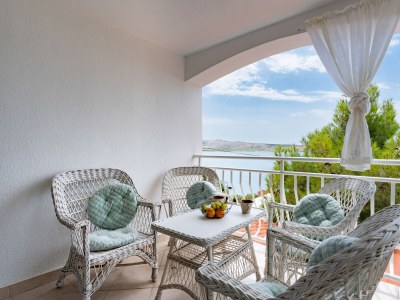 Apartment Two bedroom apartment with terrace and sea view Vidalići, Pag A-9393-a in Zubovici - Apartment