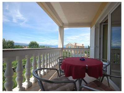 Apartment One bedroom apartment with balcony and sea view Kremenići, Krk A-22269-a - Outdoor photo 12