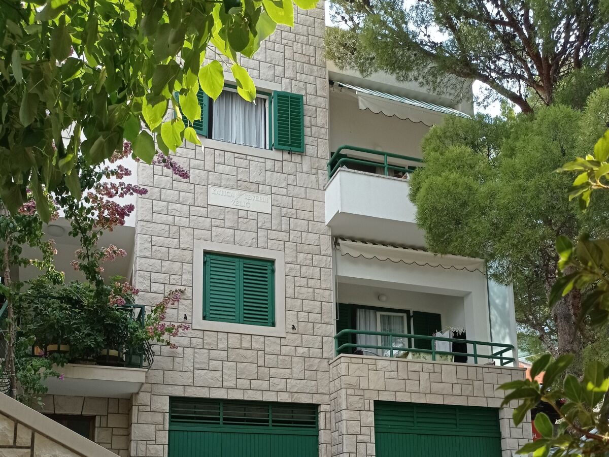 Apartment Studio flat with terrace and sea view Brela, Makarska AS-20186-a - Outdoor photo 5