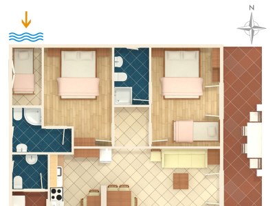 Apartment Two bedroom apartment with terrace and sea view Podaca, Makarska A-312-c - Outdoor photo 51