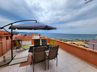 Apartment One bedroom apartment with terrace and sea view Zadar - Diklo, Zadar A-6268-b - Outdoor photo 14