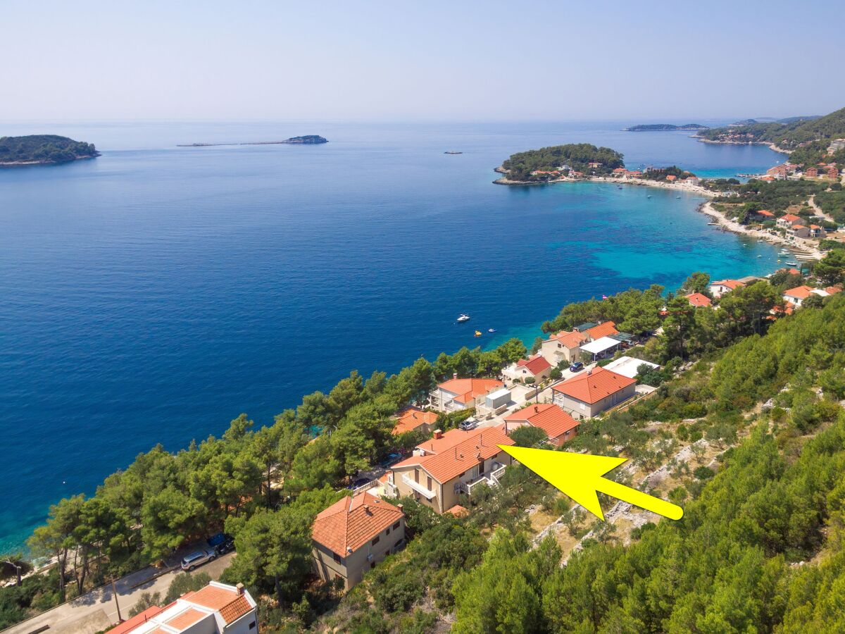 Apartment One bedroom apartment near beach Prižba, Korčula A-9276-c