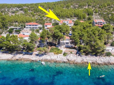 Apartment One bedroom apartment near beach Prižba, Korčula A-9276-c - Outdoor photo 5