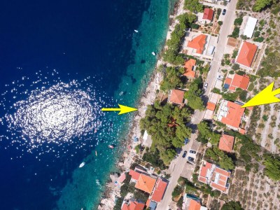 Apartment One bedroom apartment near beach Prižba, Korčula A-9276-c - Outdoor photo 11