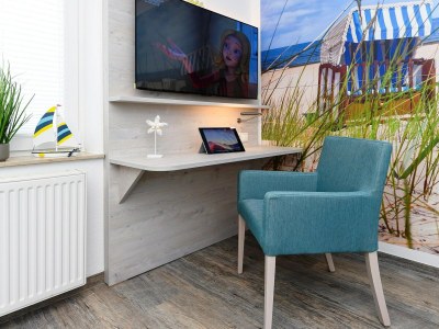 Apartment Komfortable Ferienwohnung mit Terrasse; Bensersiel - Features photo 8