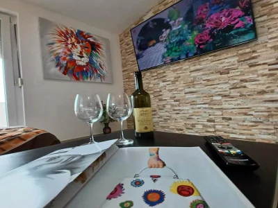 Apartment Beachfront Apartment with Balcony and Sea View - Features photo 6