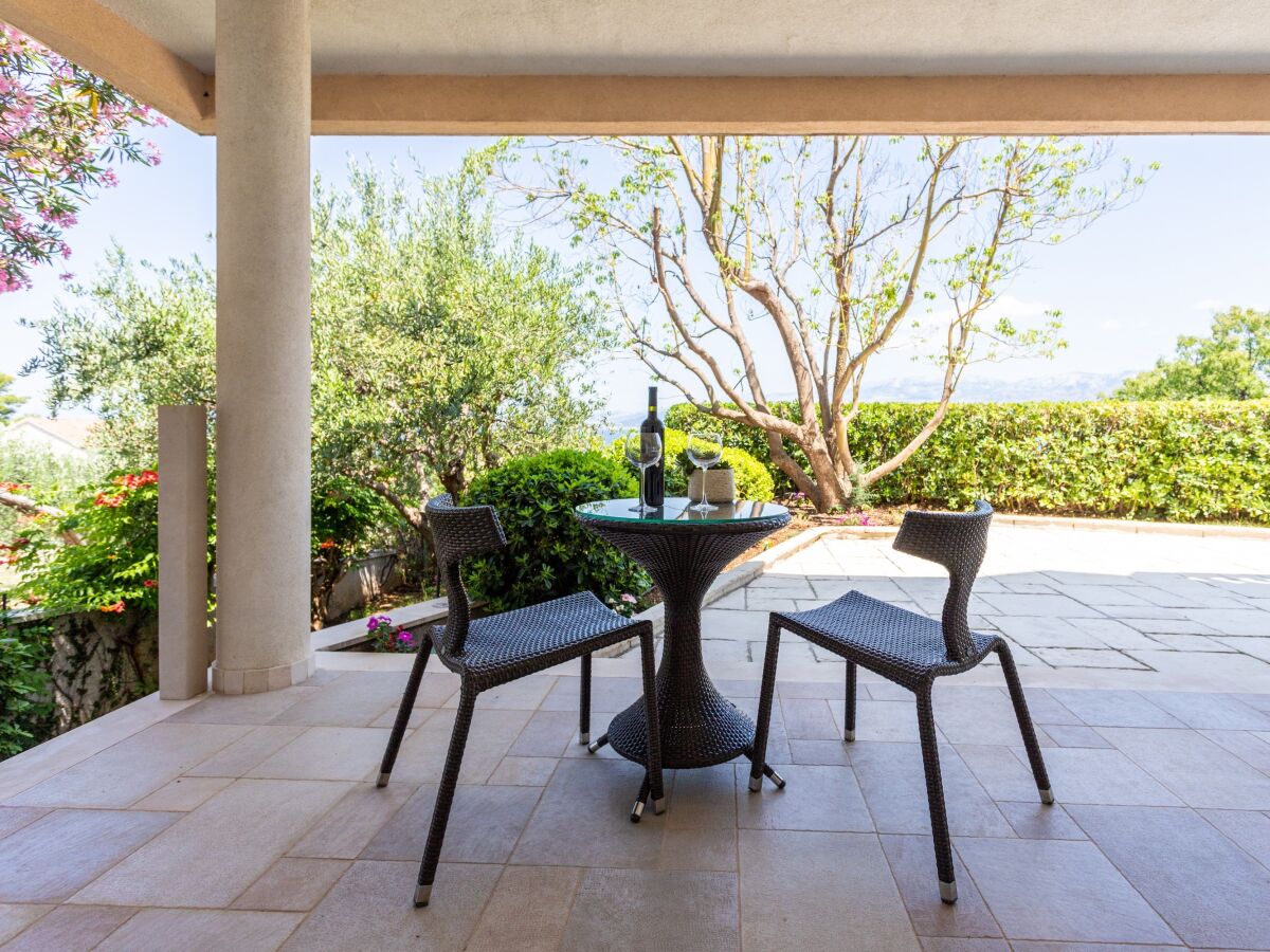 Apartment Studio flat with terrace and sea view Splitska, Brač AS-23224-a